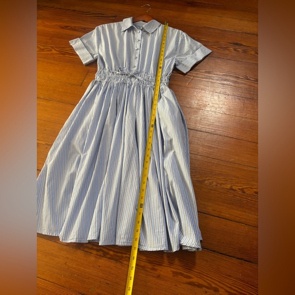 J. Crew Elena shirt-dress in striped cotton poplin (shortened) - Picture 2 of 9